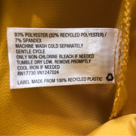 Sergio Hudson x Target Yellow High-Waist Wide Leg Tailored Trousers - Size XS - Picture 9 of 16